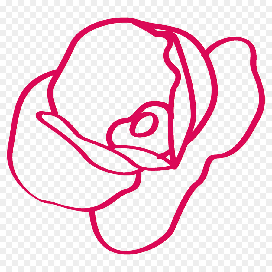 Rosa，Arte De Línea PNG