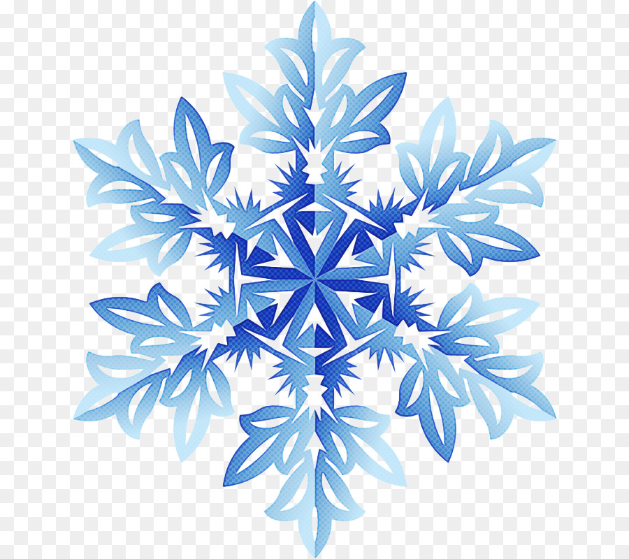 Copo De Nieve Azul，Invierno PNG