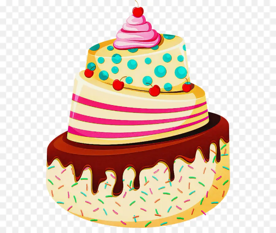 Pastel，Decoración De La Torta PNG