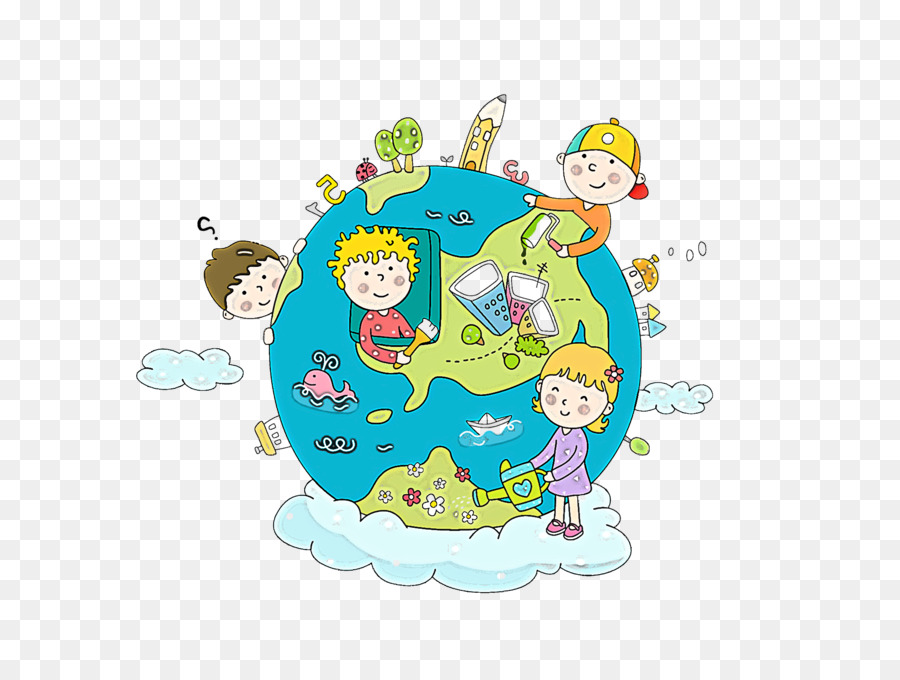 Niños Y Globo，Niños PNG