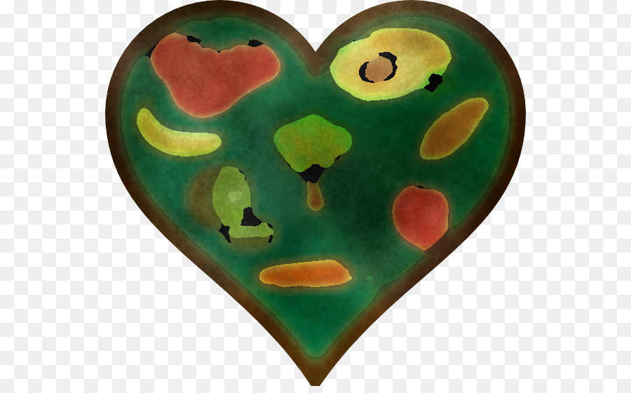 Corazón，Verde PNG