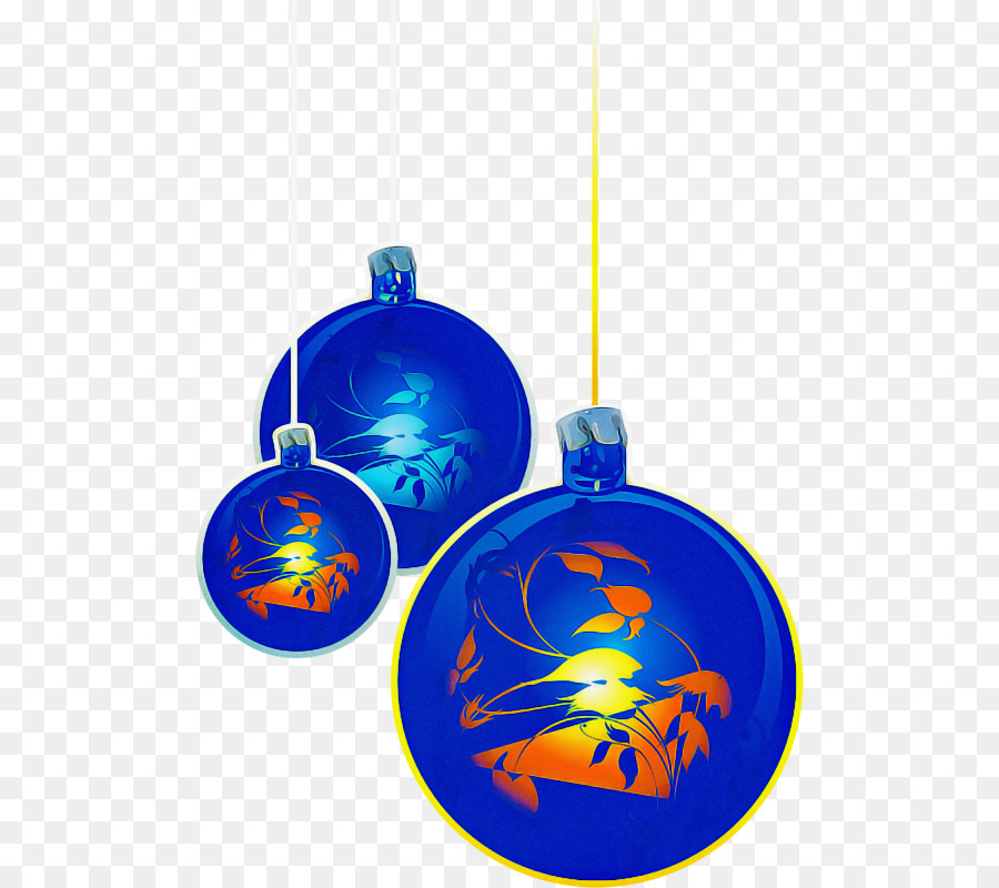 Adornos Navideños，Azul PNG