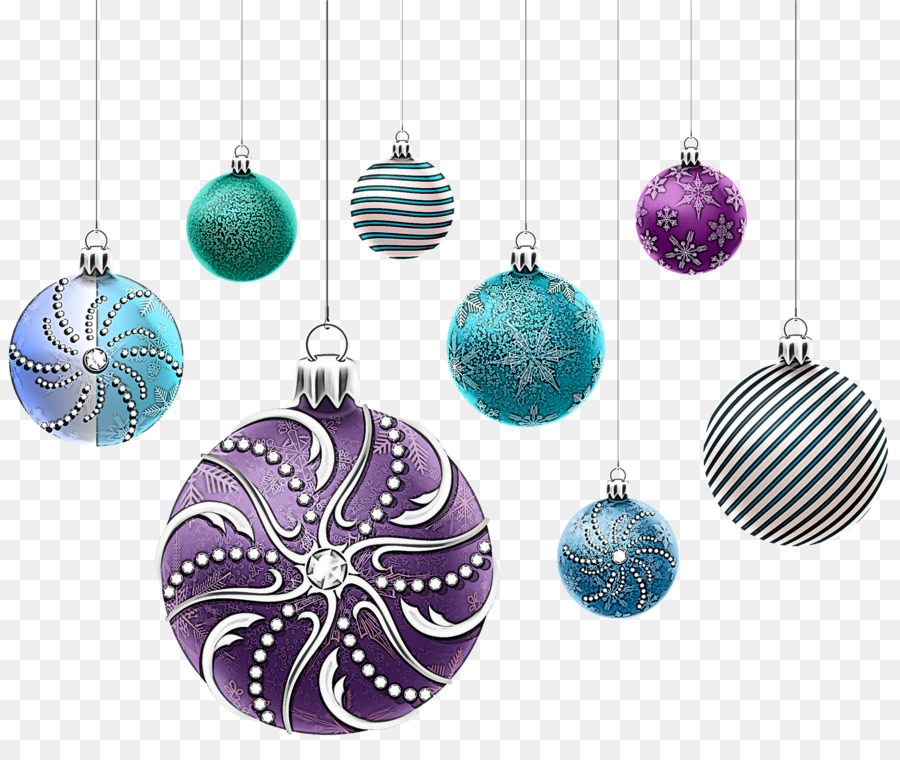 Adorno De Navidad，Morado PNG