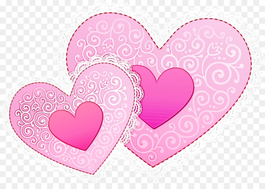 Corazón，Rosa PNG