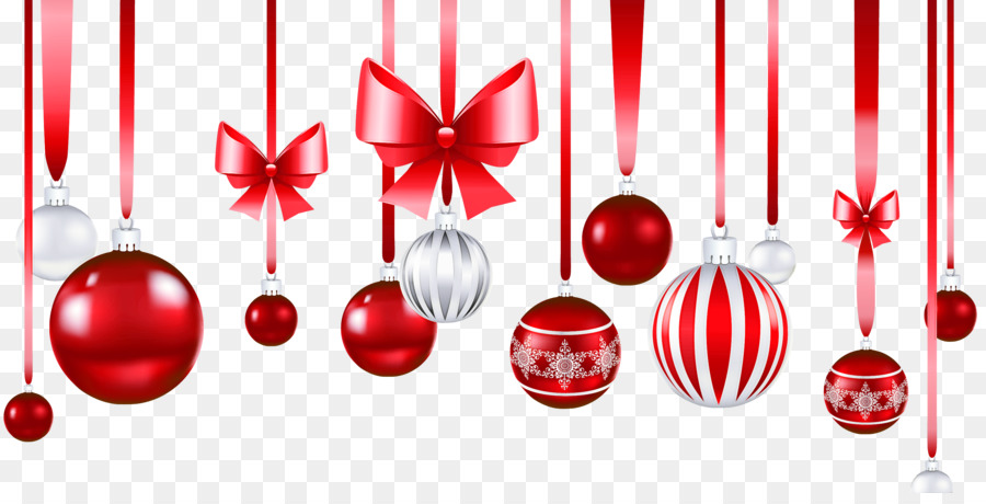 Adornos Navideños，Rojo PNG