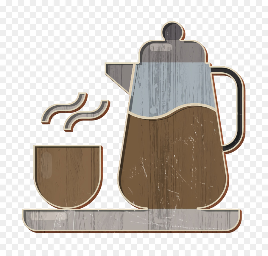 Marrón，Taza PNG