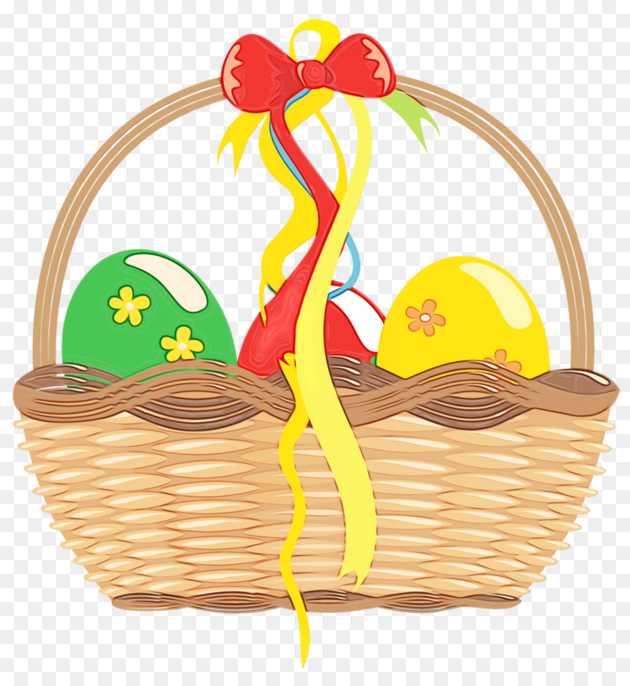 Canasta De Pascua Con Huevos，Pascua De Resurrección PNG