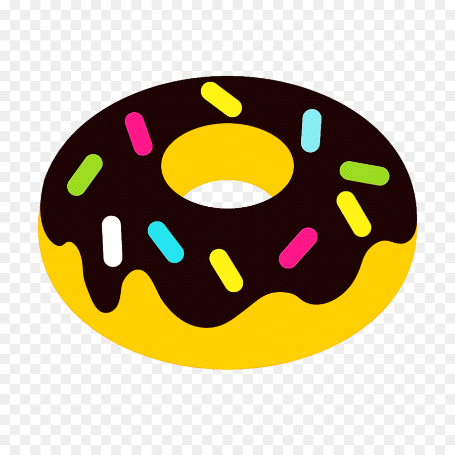 Donut De Chocolate，Postre PNG