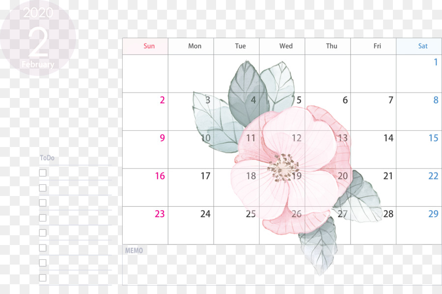 Calendario Febrero，Mes PNG