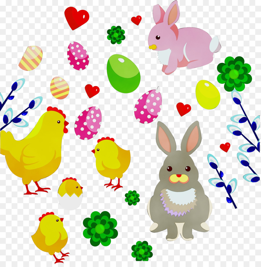 Animales De Pascua，Conejito PNG