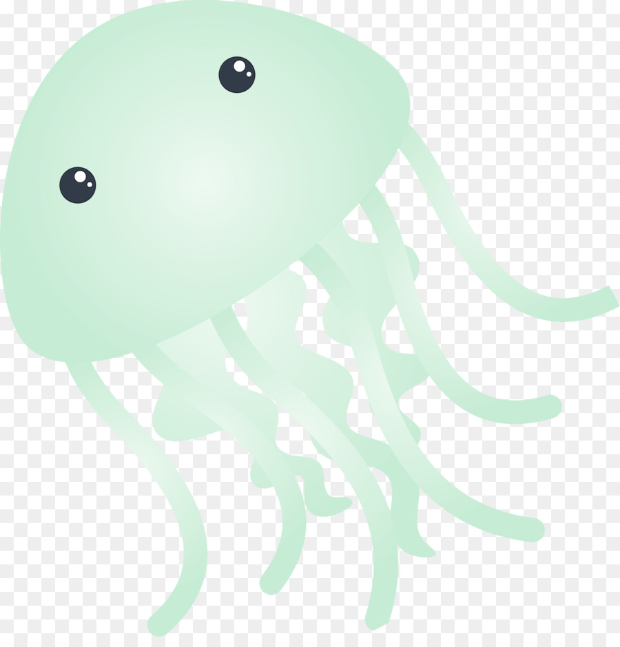 Pulpo，Verde PNG