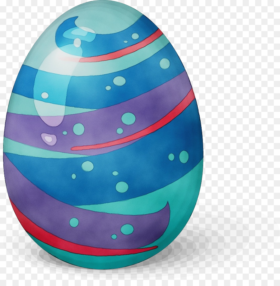 Huevo De Pascua，Azul PNG