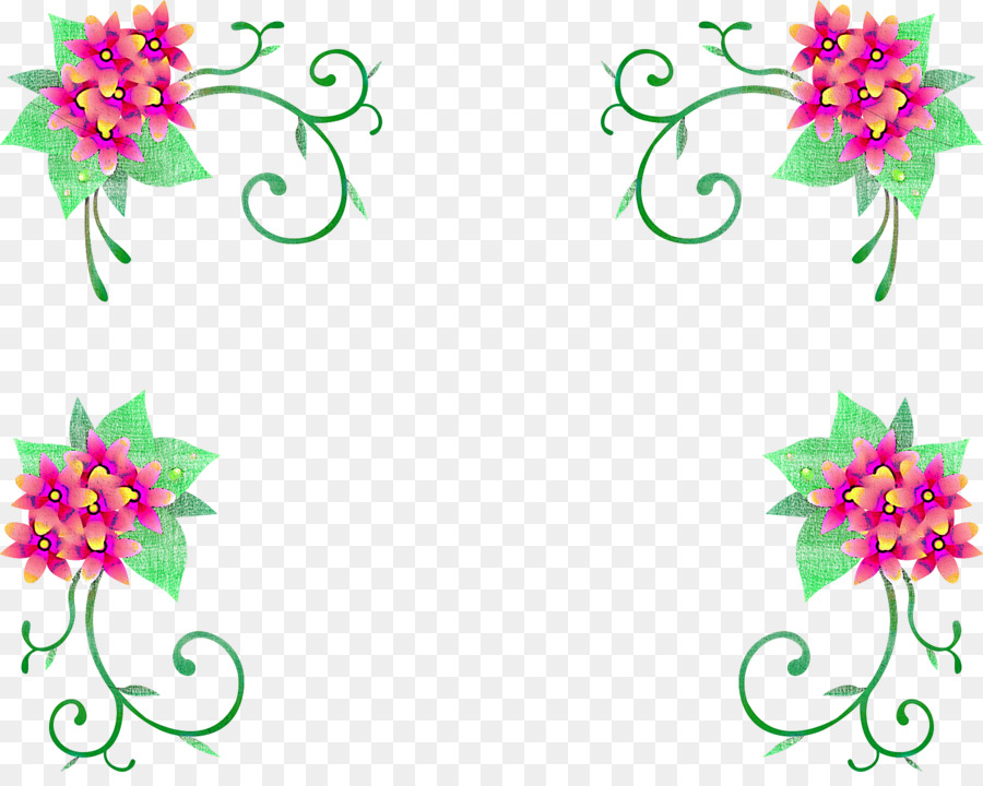 Borde Floral，Flores PNG