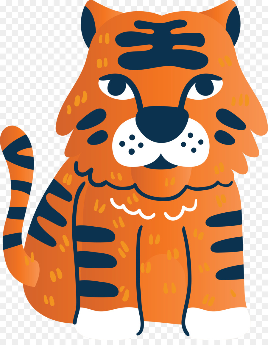 Lindo Tigre，Dibujos Animados PNG