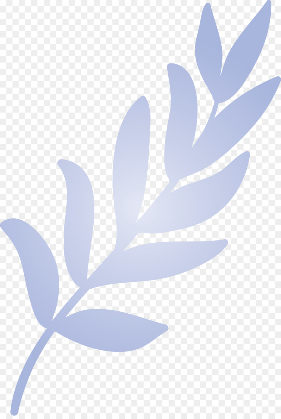 Hoja Azul，Planta PNG