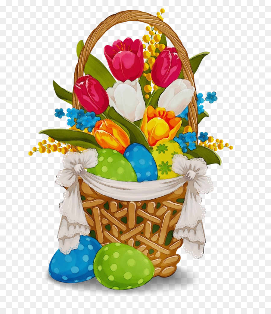 Huevo De Pascua，Cesta De Regalo PNG