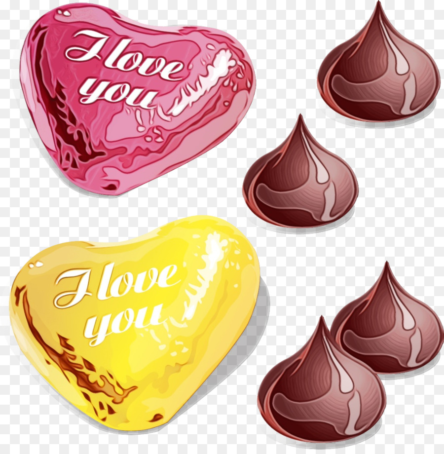 Corazón，Chocolate PNG