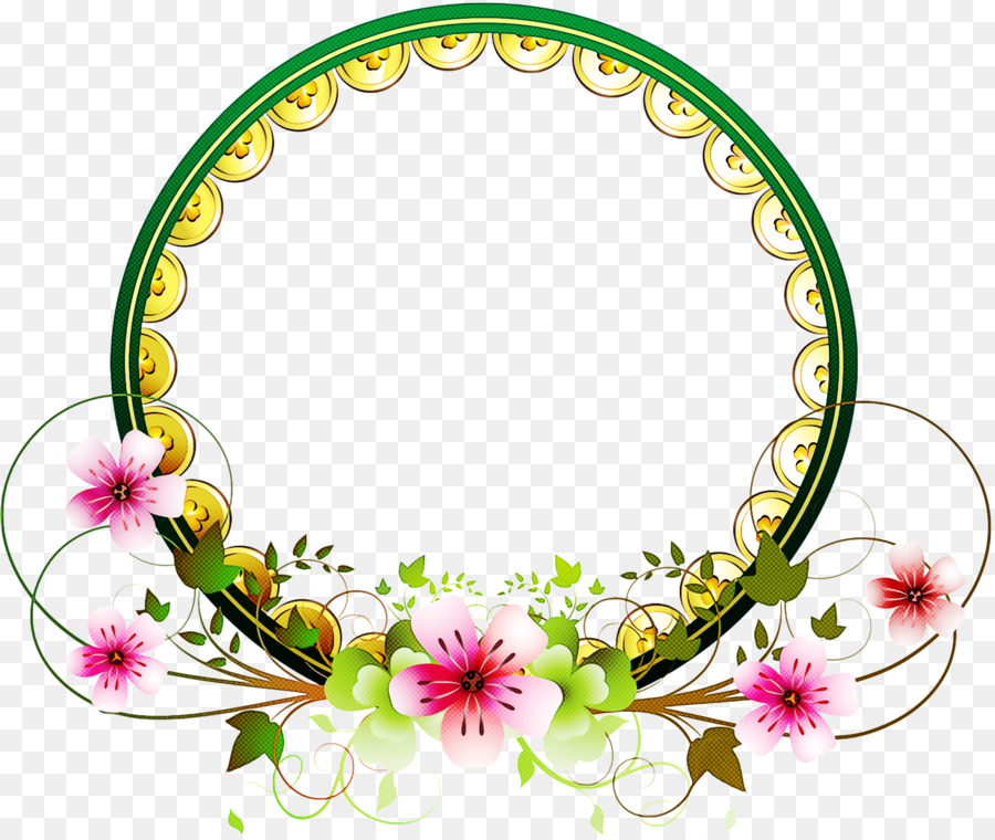 Marco Floral，Círculo PNG