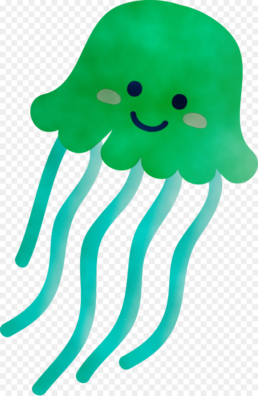 Pulpo，Verde PNG