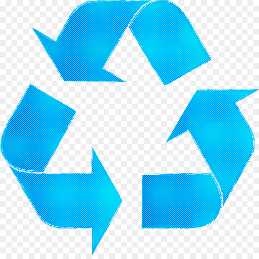 Reciclar，Azul PNG