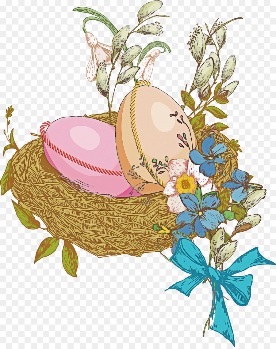 Pascua，Cesta De Regalo PNG