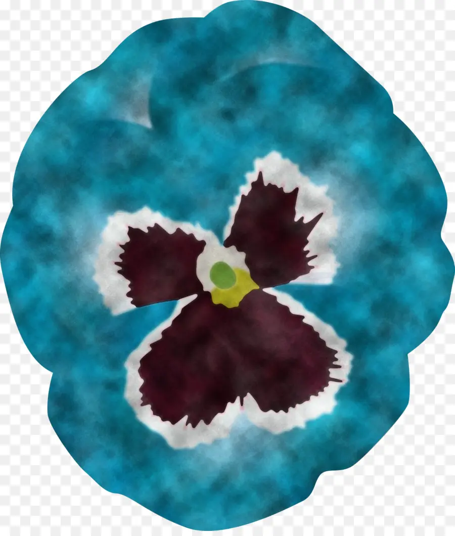 Flor Azul，Pétalos PNG