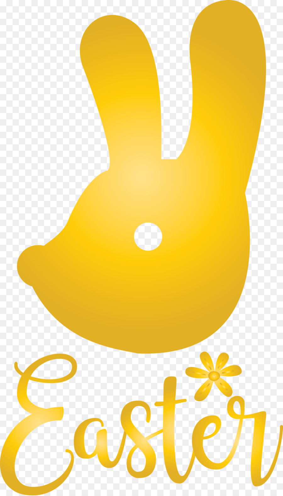 Silueta De Conejito De Pascua，Conejo PNG