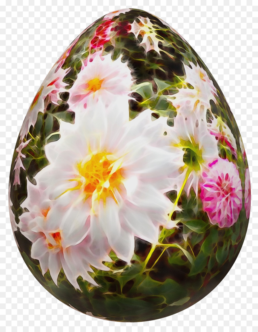 Huevo Floral，Pascua De Resurrección PNG