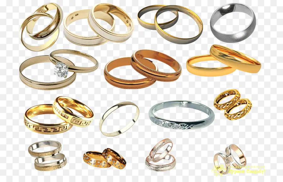 Anillos De Boda，Oro PNG