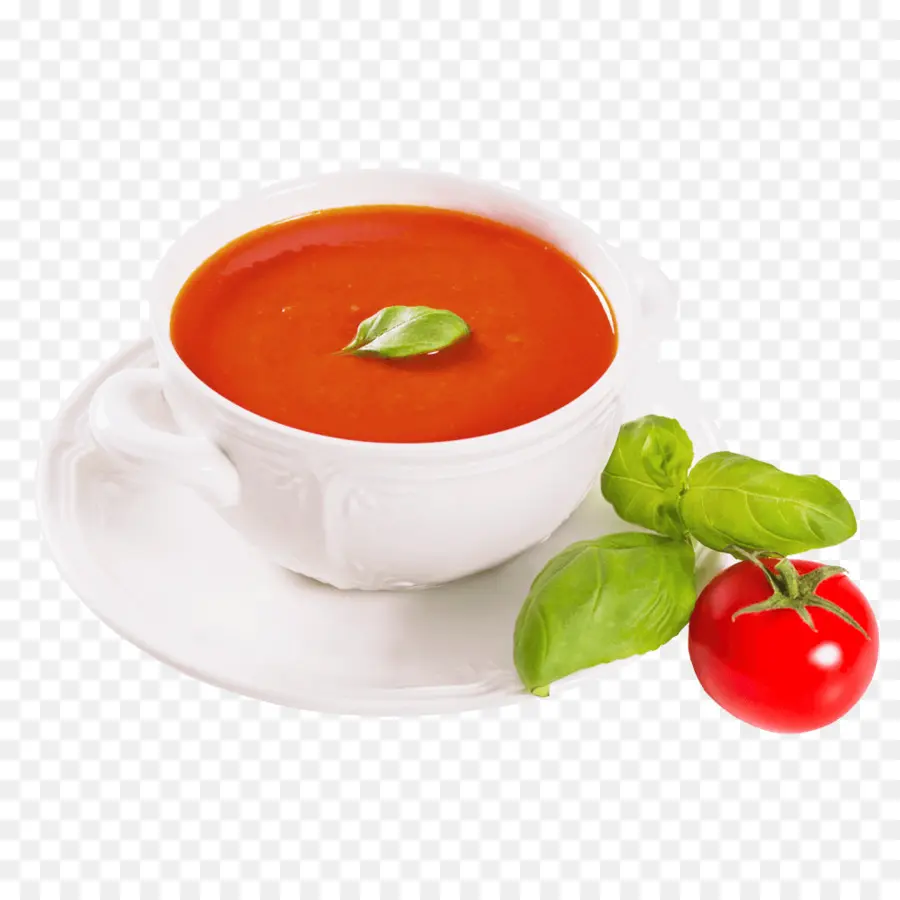 Sopa De Tomate，Albahaca PNG