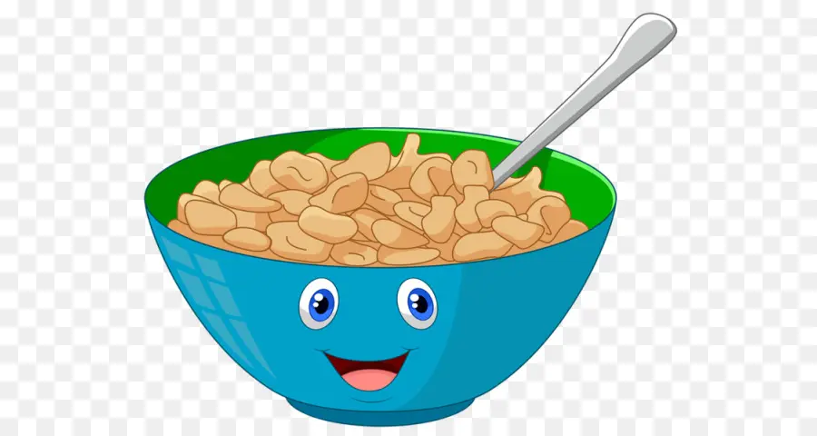 Los Cereales Para El Desayuno，Tazón De Fuente PNG