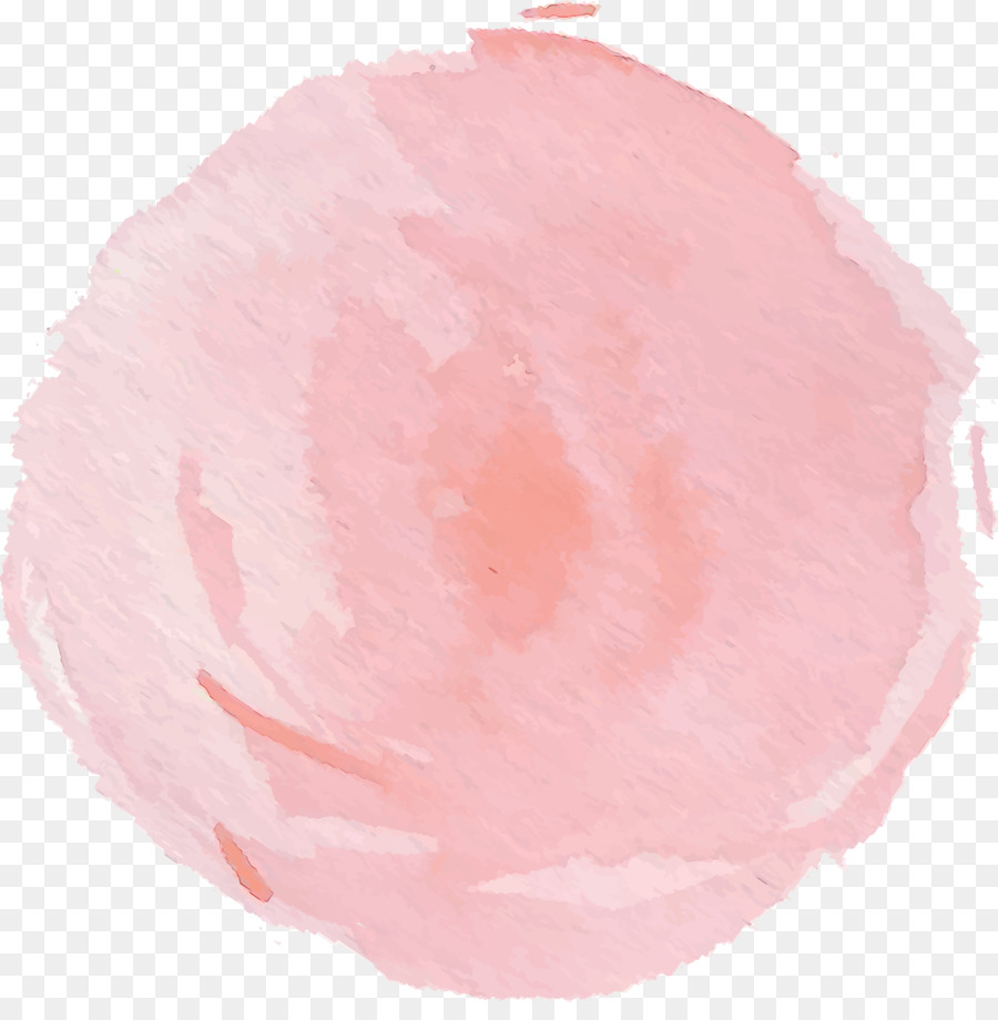 Círculo Rosa，Acuarela PNG