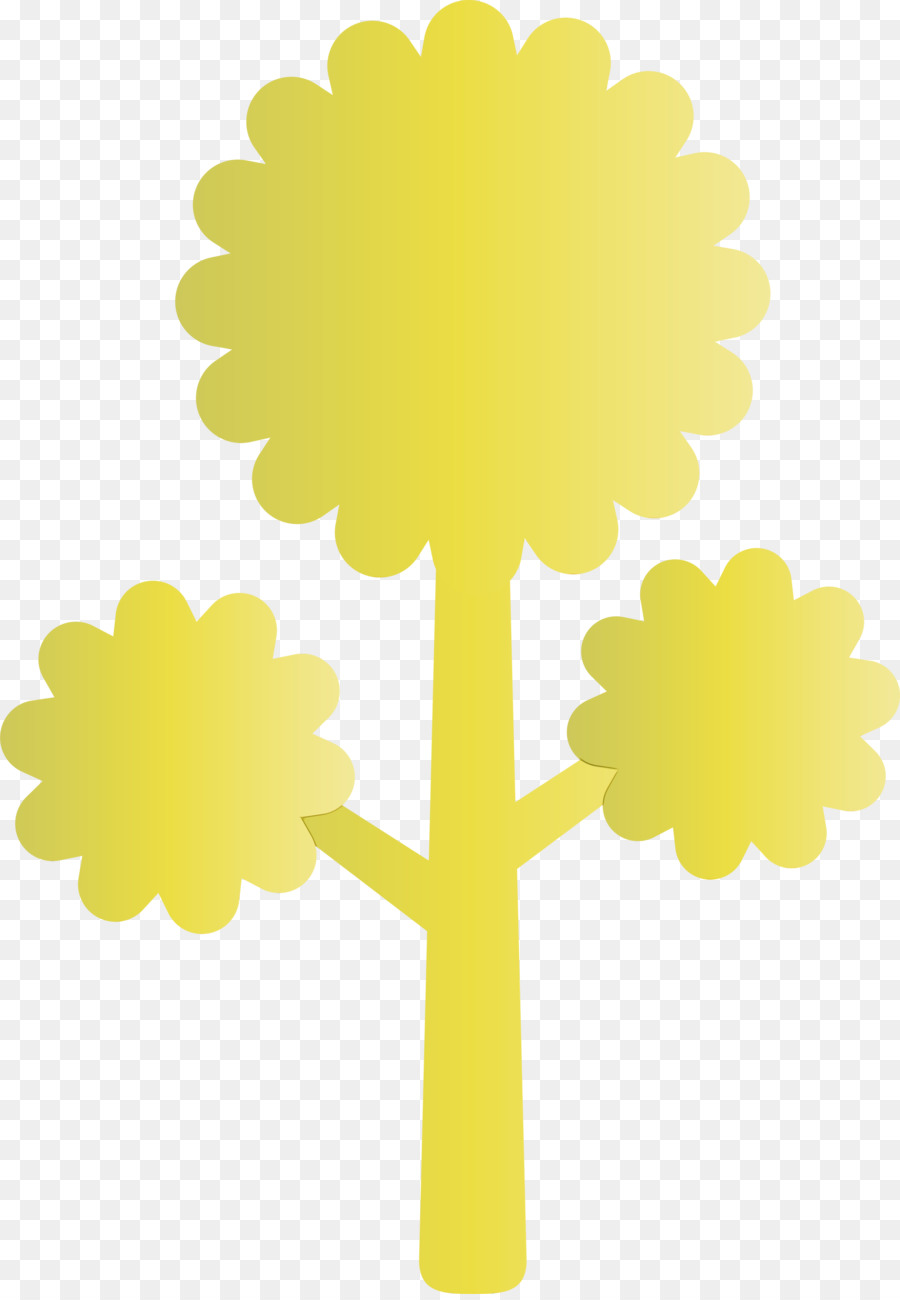 Amarillo，Árbol PNG