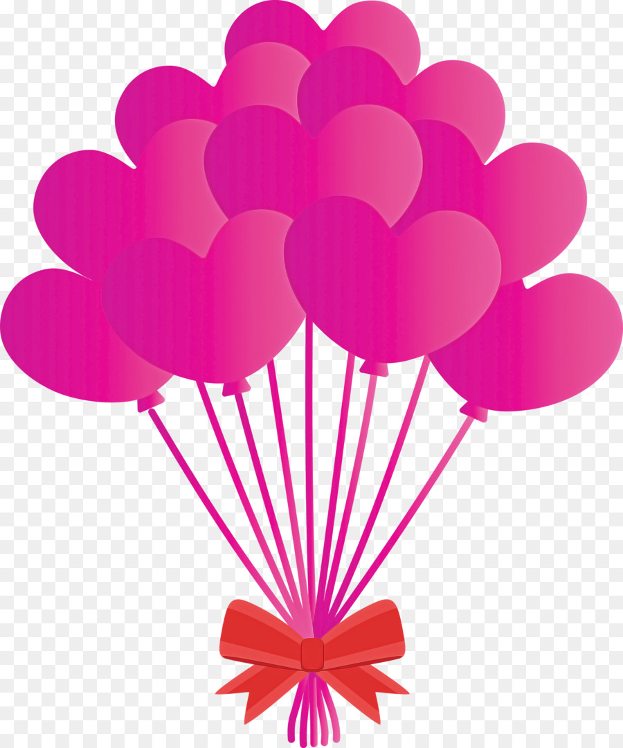 Globos De Corazon，Amar PNG