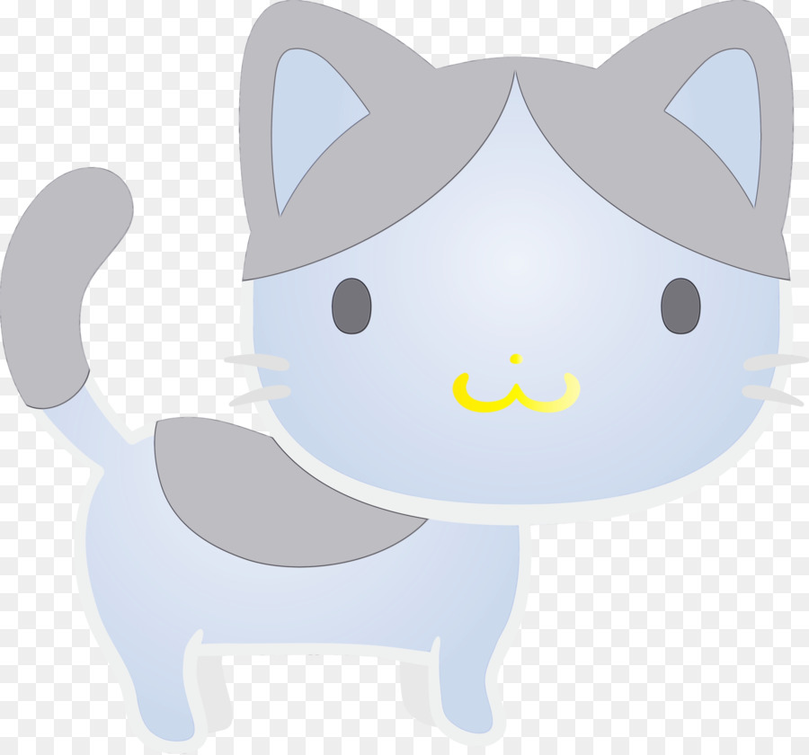 Gato Gris，Lindo PNG