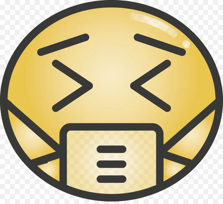 Emoji Enmascarado，Rostro PNG