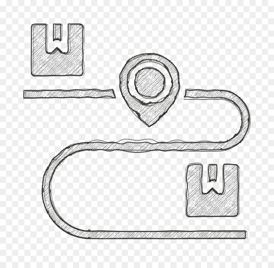 Arte De Línea，Accesorio De Hardware PNG