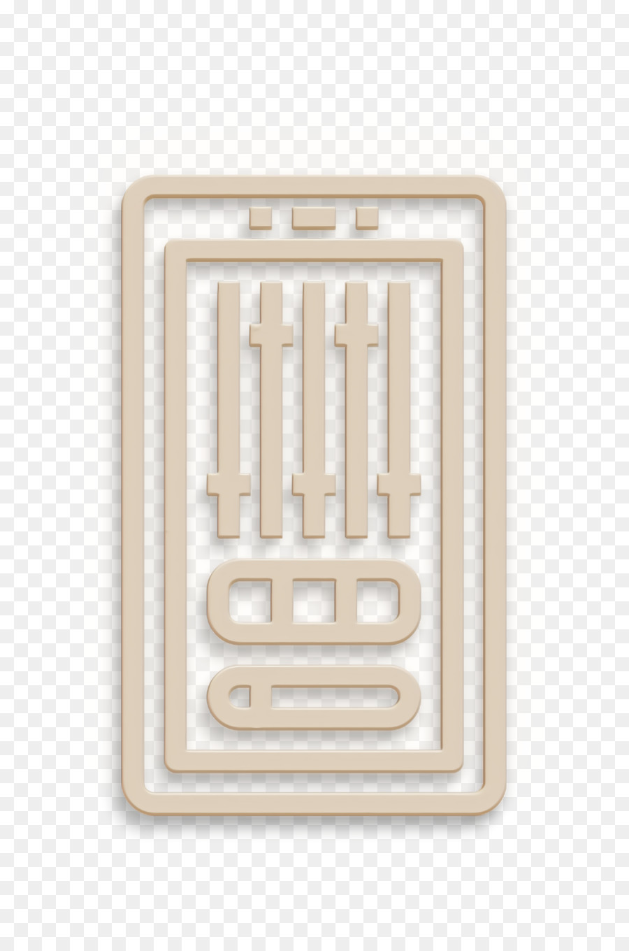 Beige，Metal PNG