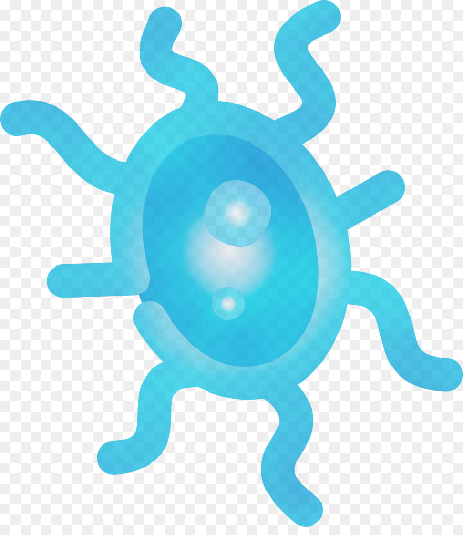 Bacterias Azules，Microbio PNG