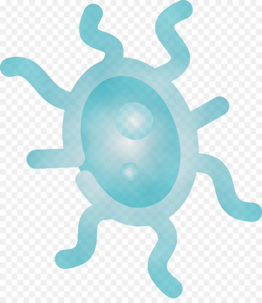 Bacterias Azules，Bacterias PNG