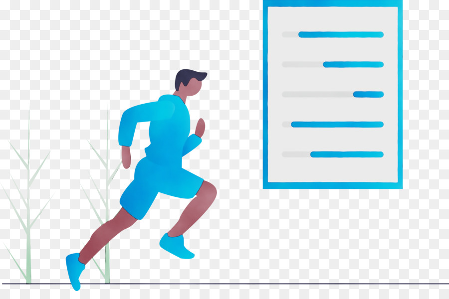 Hombre Corriendo，Ejercicio PNG