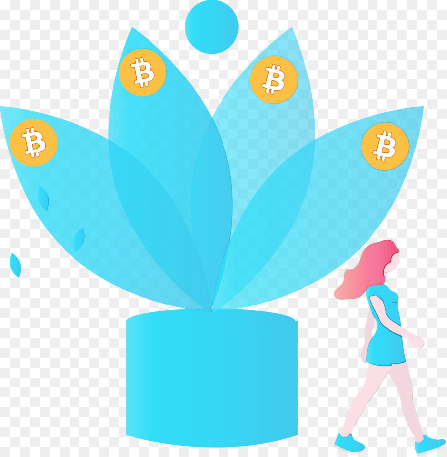 Planta Bitcoin，Criptomoneda PNG