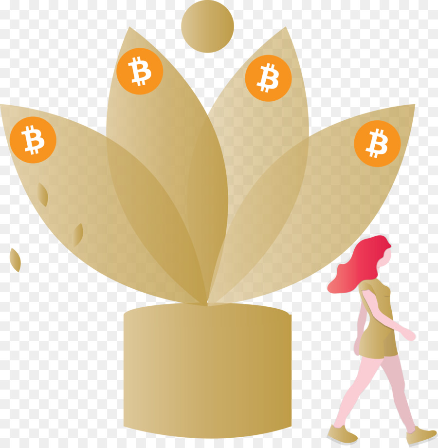 Planta Bitcoin，Criptomoneda PNG