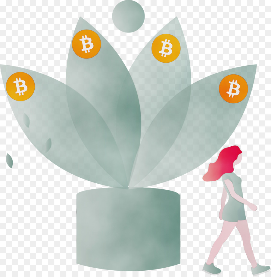 Planta Bitcoin，Criptomoneda PNG