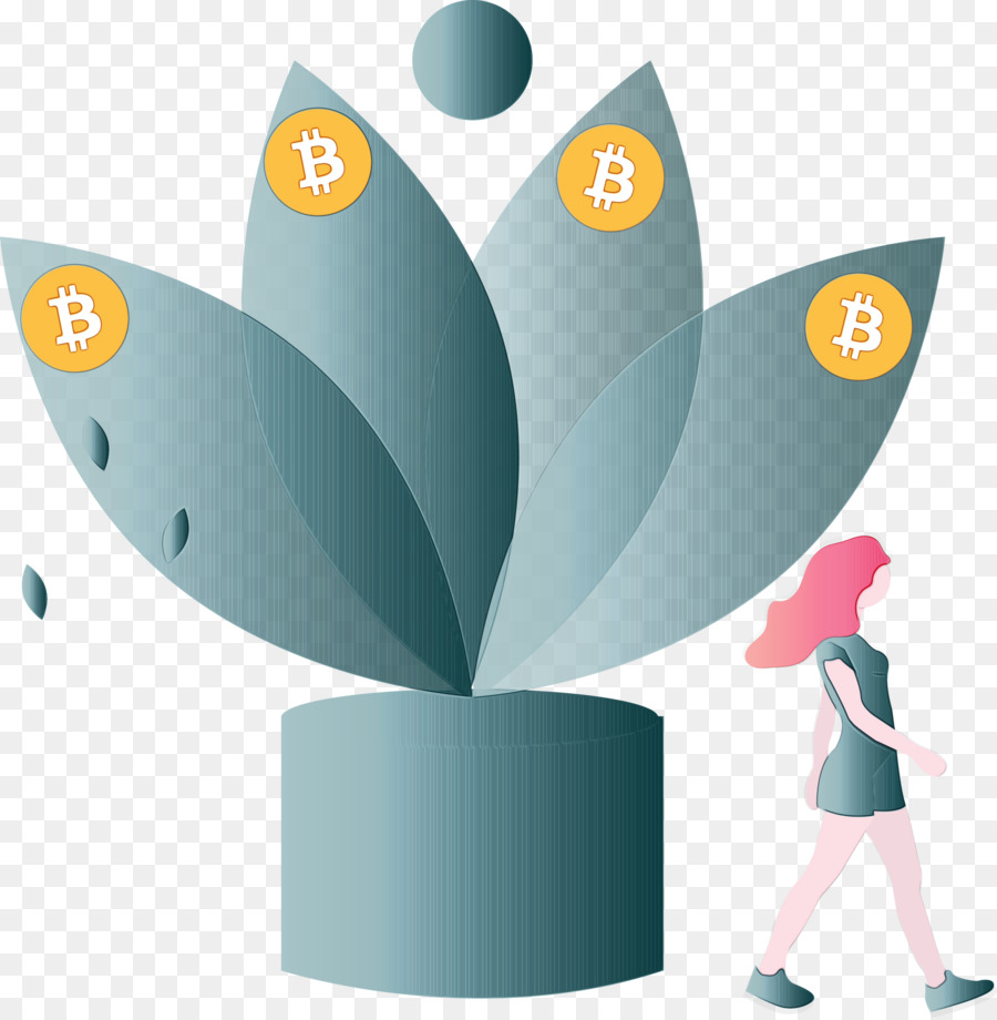 Planta Bitcoin，Criptomoneda PNG