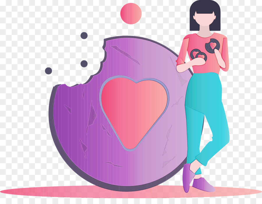 Mujer Con Corazon，Amar PNG