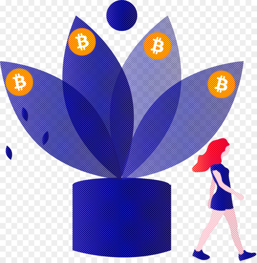 Planta Bitcoin，Criptomoneda PNG