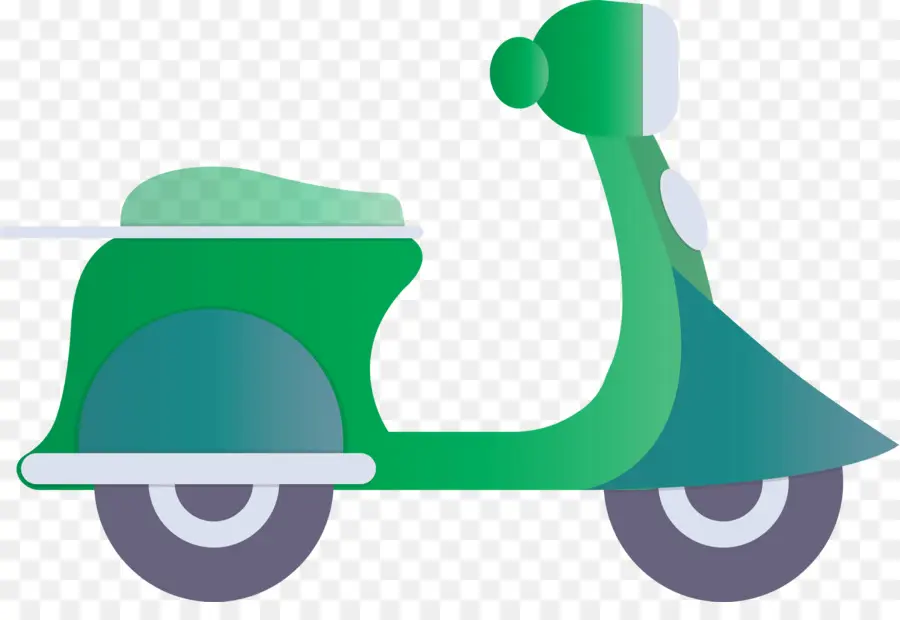 Vespa Verde，Vehículo PNG