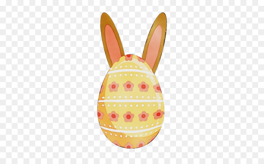 Huevo De Pascua Con Orejas De Conejito，Huevo PNG