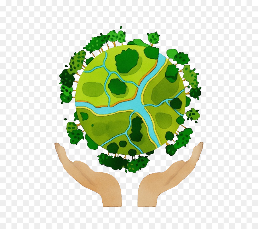 Tierra Con Plantas，Globo PNG